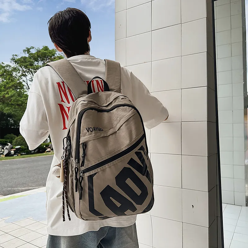 Kaka Tree Nylon Backpack Unisex Multicolor-1