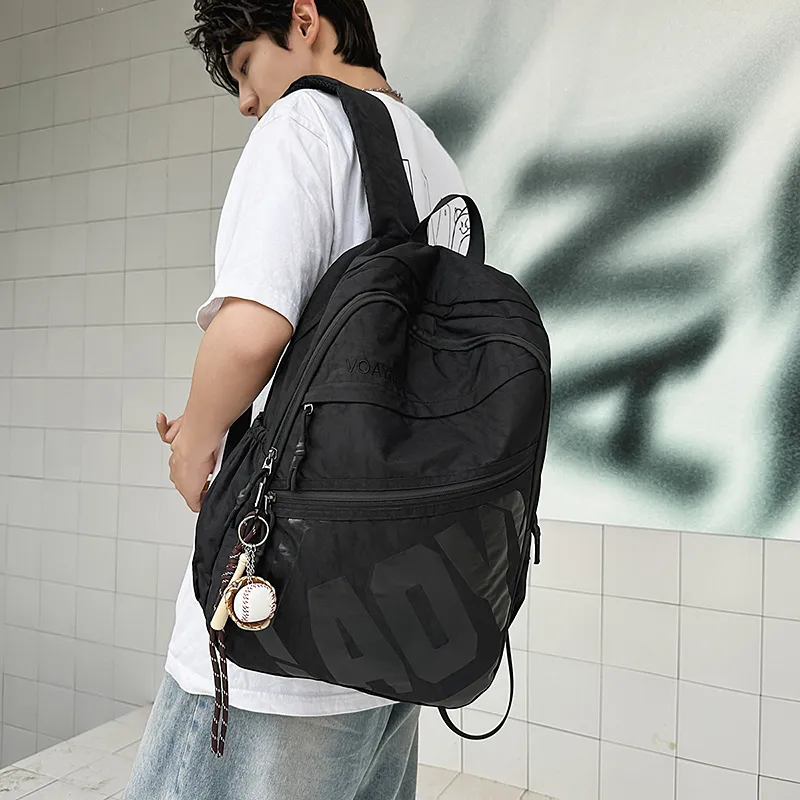 Kaka Tree Nylon Backpack Unisex Multicolor-5