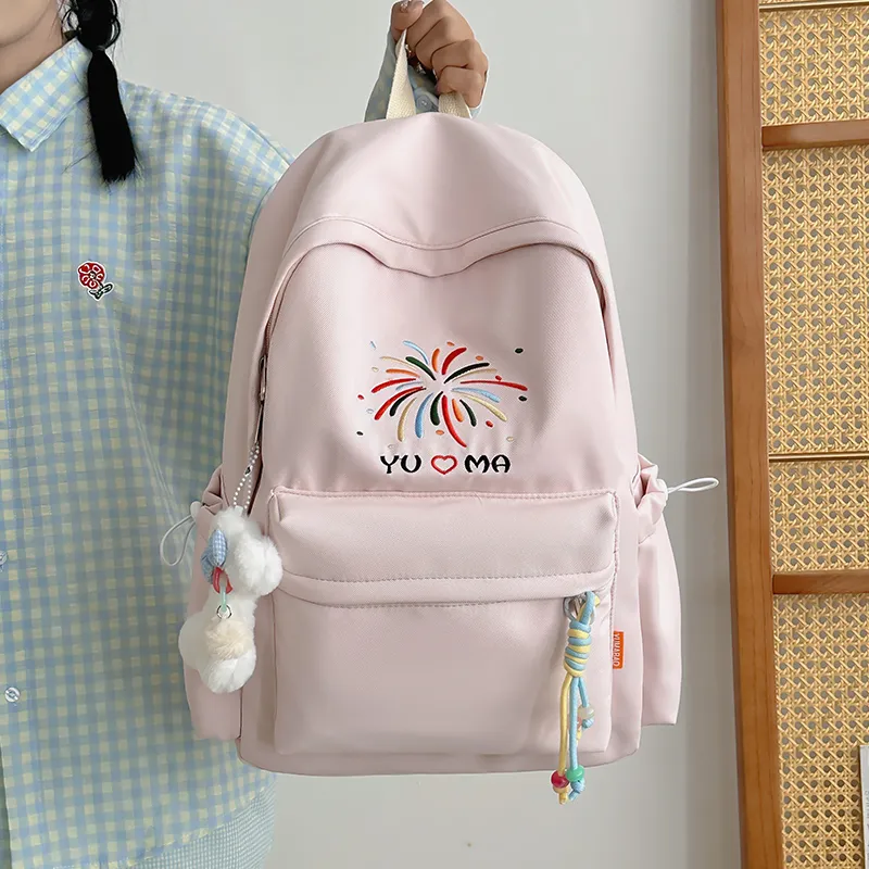 Kaka Tree Nylon Backpack Unisex Multicolor-5