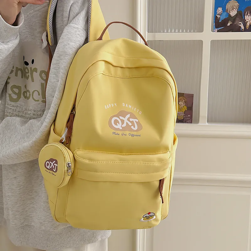 Kaka Tree Nylon Backpack Unisex Multicolor-2