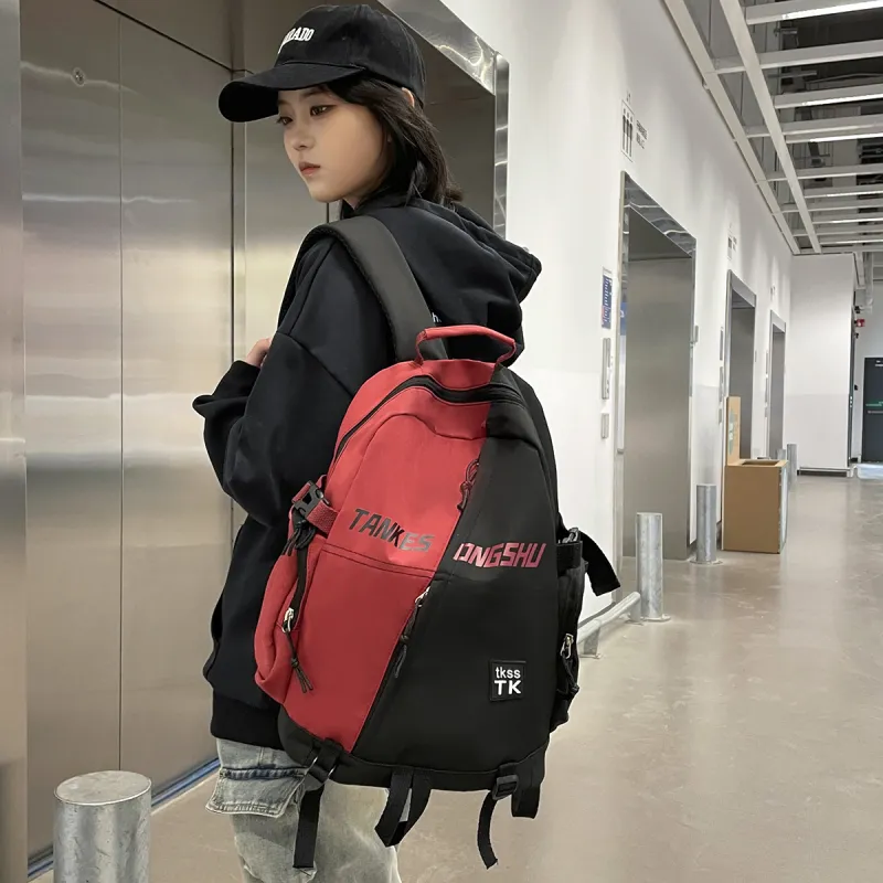 Kaka Tree Nylon Backpack Unisex Multicolor-10