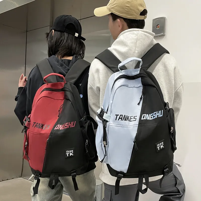 Kaka Tree Nylon Backpack Unisex Multicolor-4
