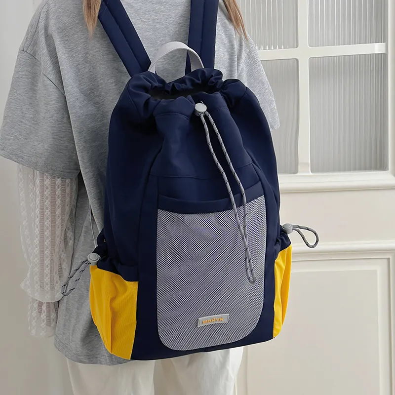 Kaka Tree Nylon Backpack Unisex Multicolor-7