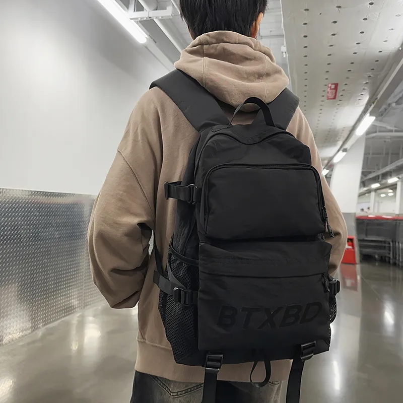 Kaka Tree Nylon Backpack Unisex Multicolor-4