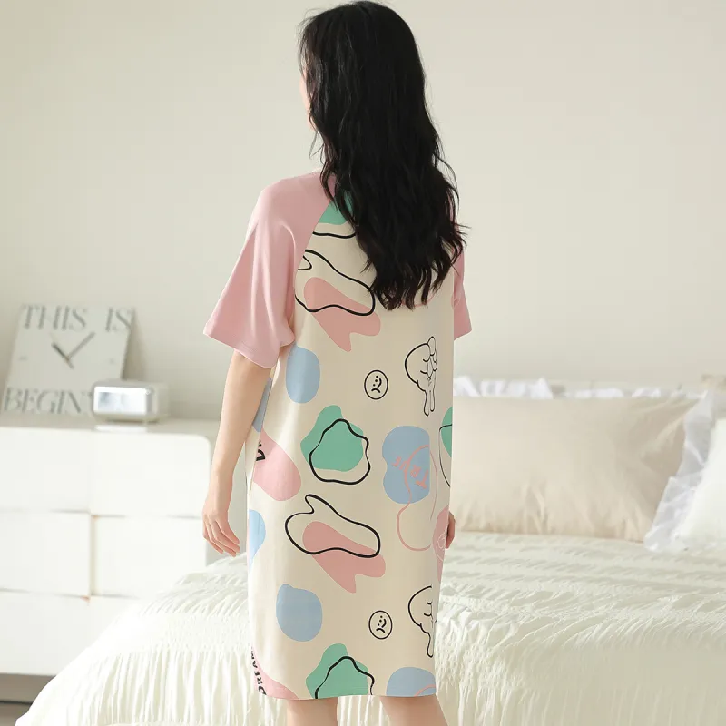 H YXIANG Women's Nightgowns-2