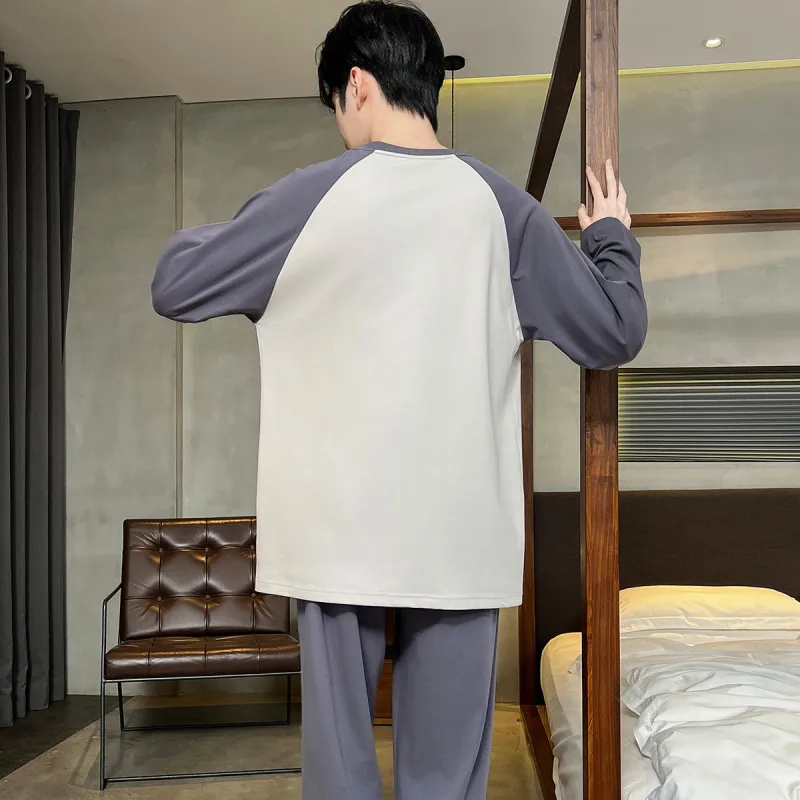 H YXIANG Men Pajama Sets-3