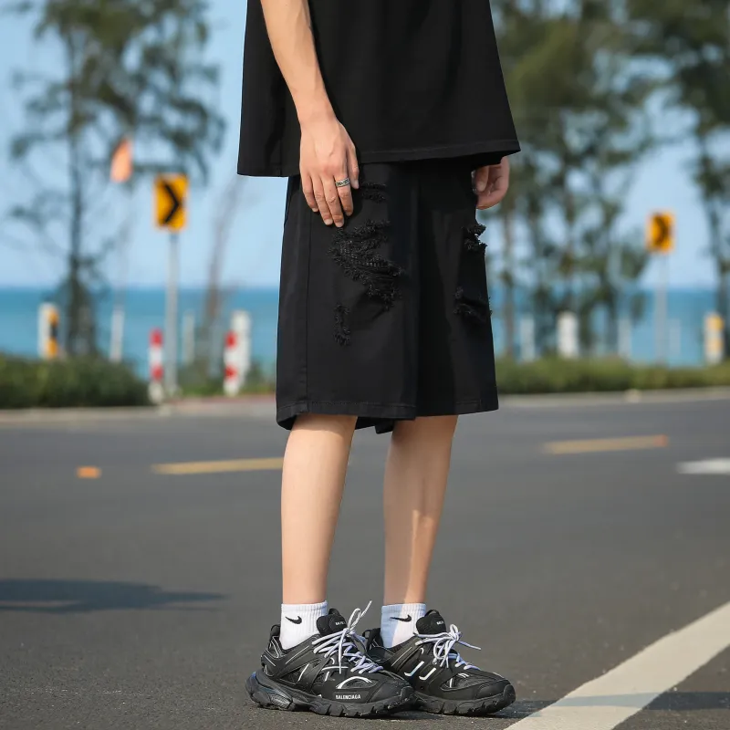 UPZCY Denim Shorts Unisex-11