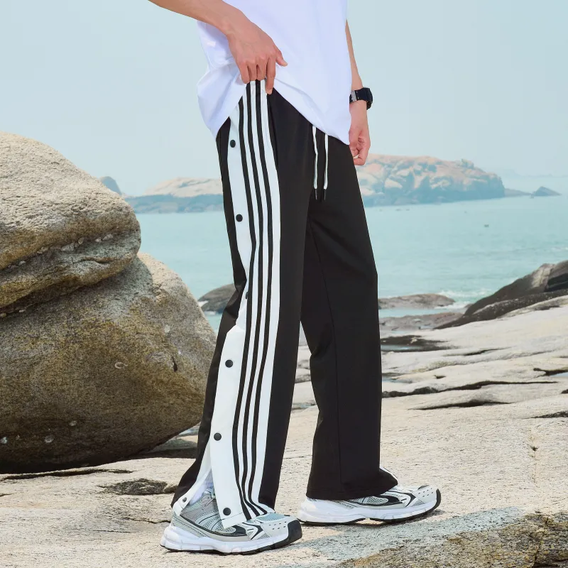 PAINT STAIN Casual Pants Unisex Classic Black-7