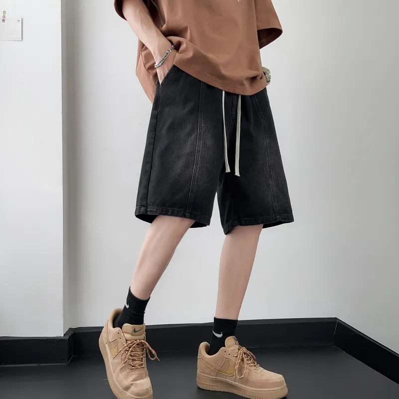 UPZCY Denim Shorts Unisex-5