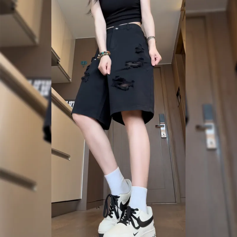 UPZCY Denim Shorts Unisex-13