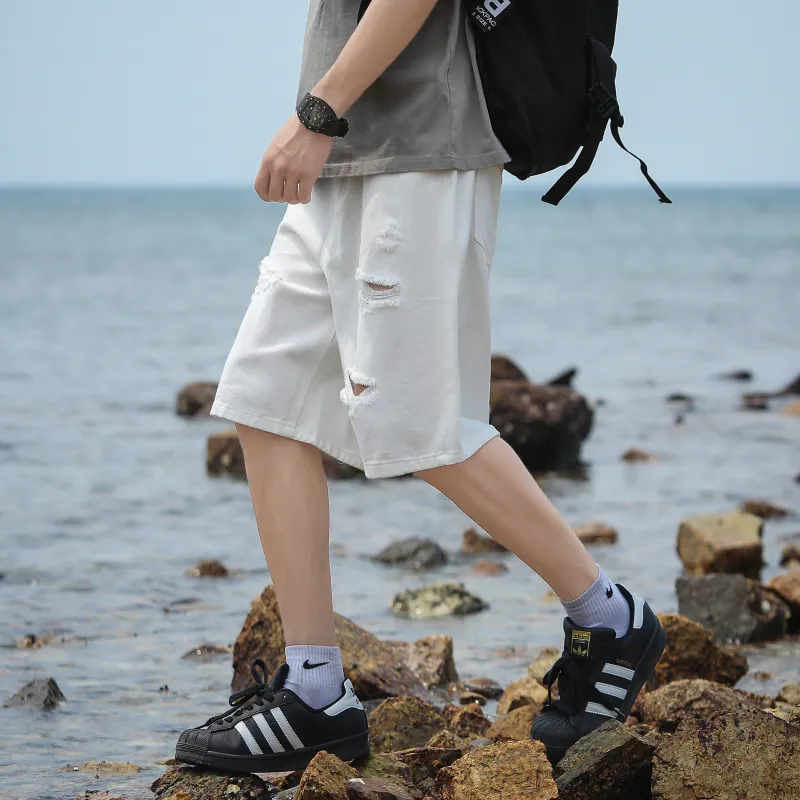 UPZCY Denim Shorts Unisex-5