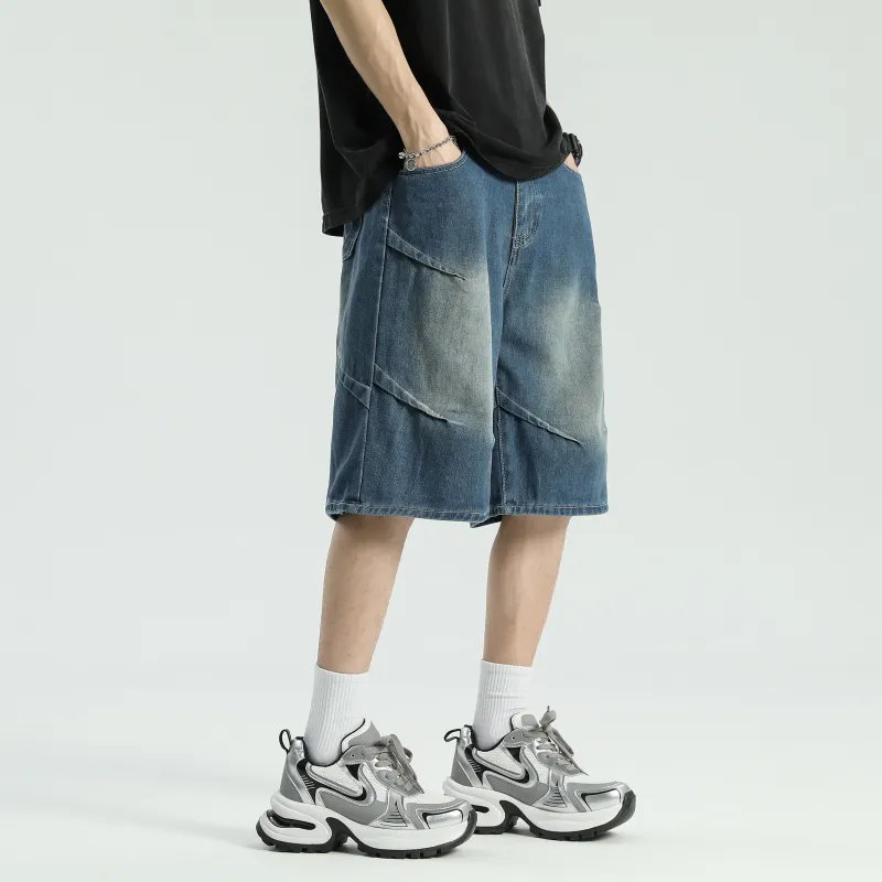 UPZCY Denim Shorts Unisex-12