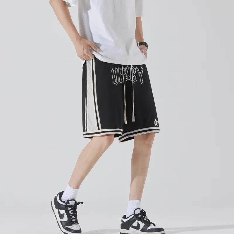 UPZCY Basketball Shorts Unisex Black-4