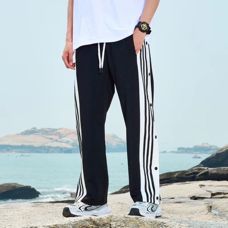 PAINT STAIN Casual Pants Unisex Classic Black-2