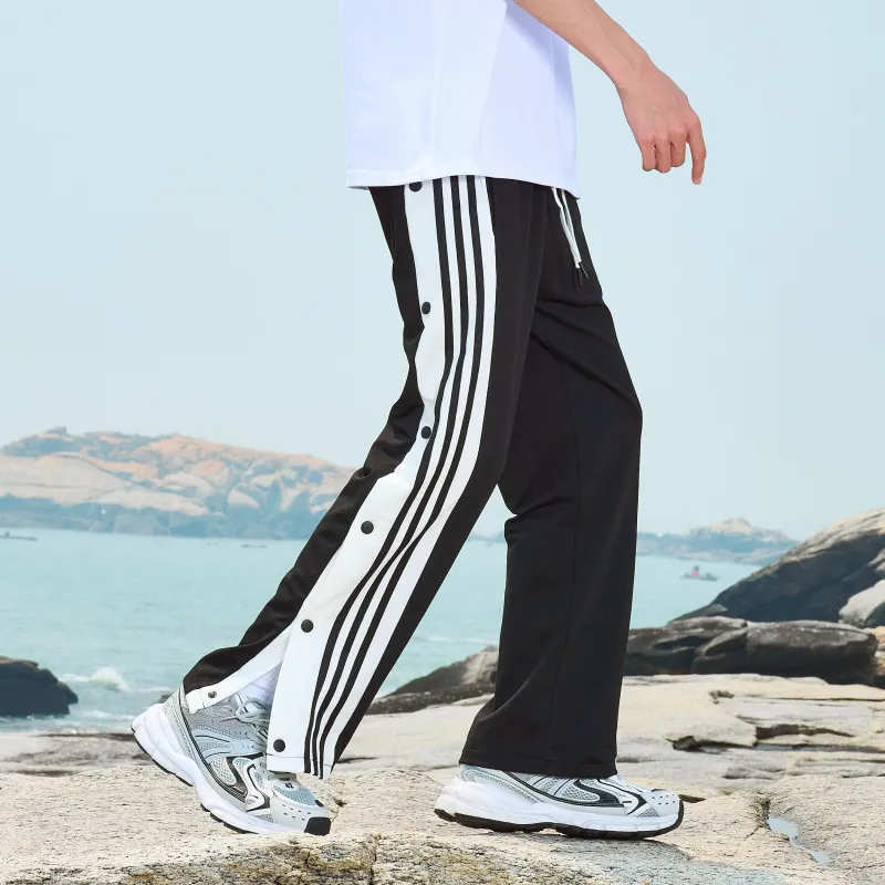 PAINT STAIN Casual Pants Unisex Classic Black-4