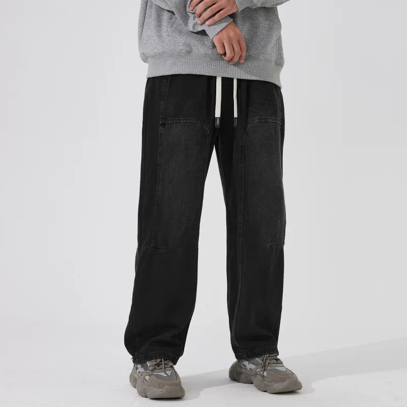 UPZCY Jeans Unisex Black-6
