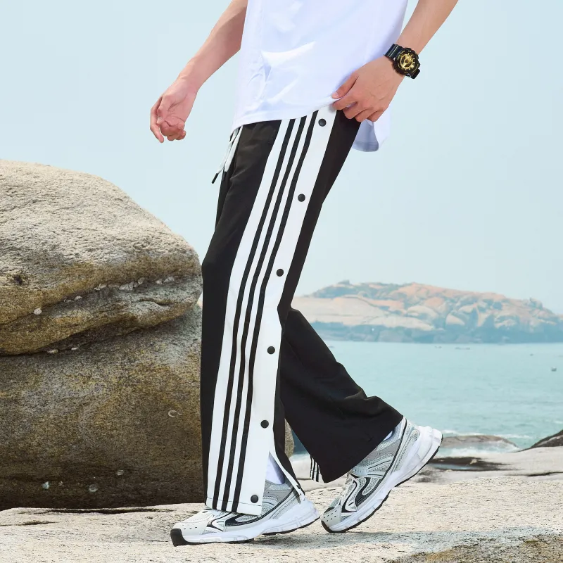 PAINT STAIN Casual Pants Unisex Classic Black-6