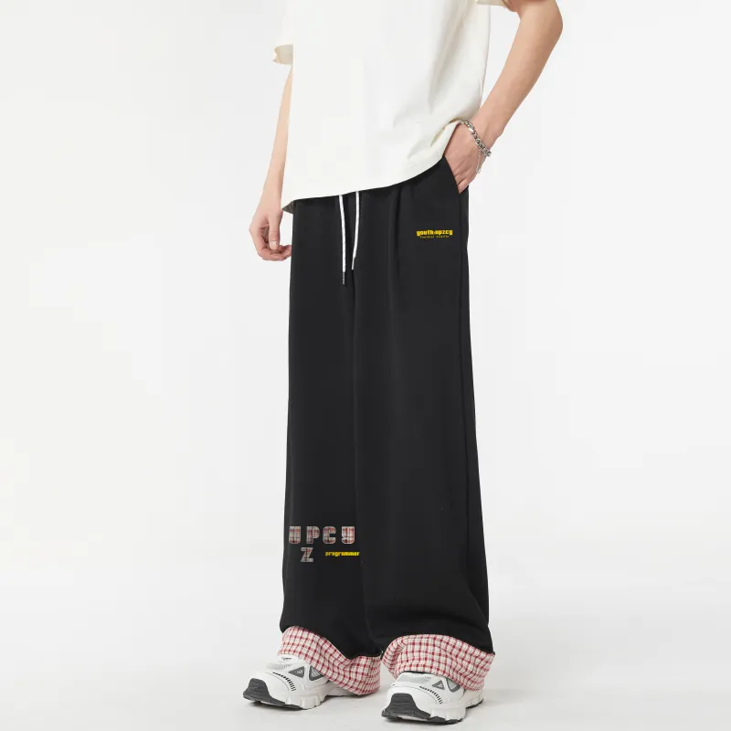 UPZCY Casual Pants Unisex White Heather Gray-10