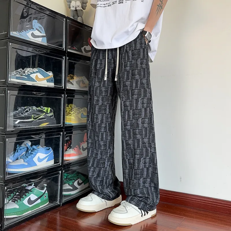 UPZCY Casual Pants Unisex Black-2