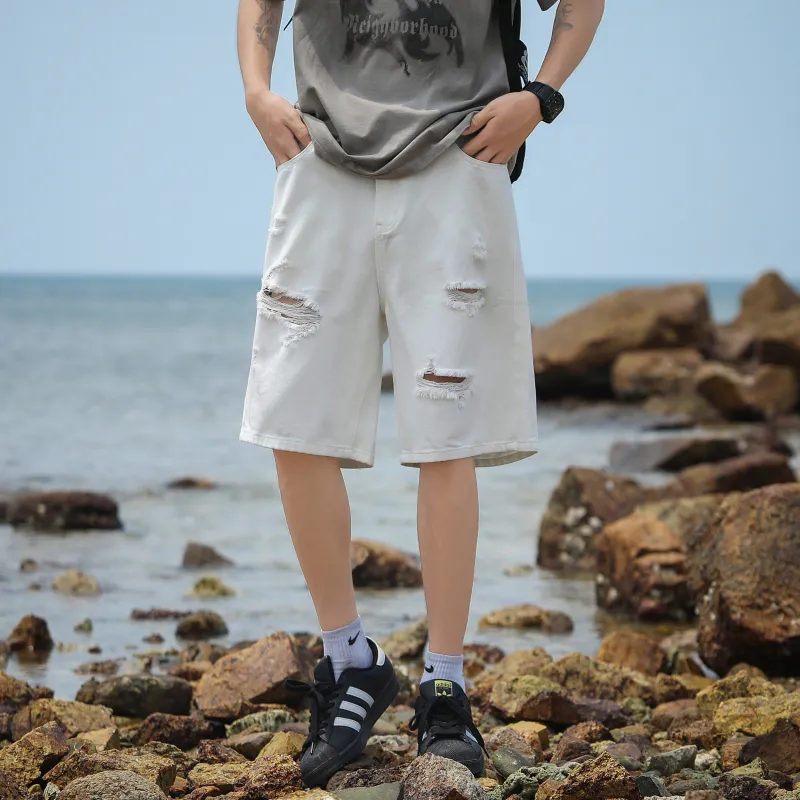 UPZCY Denim Shorts Unisex-3
