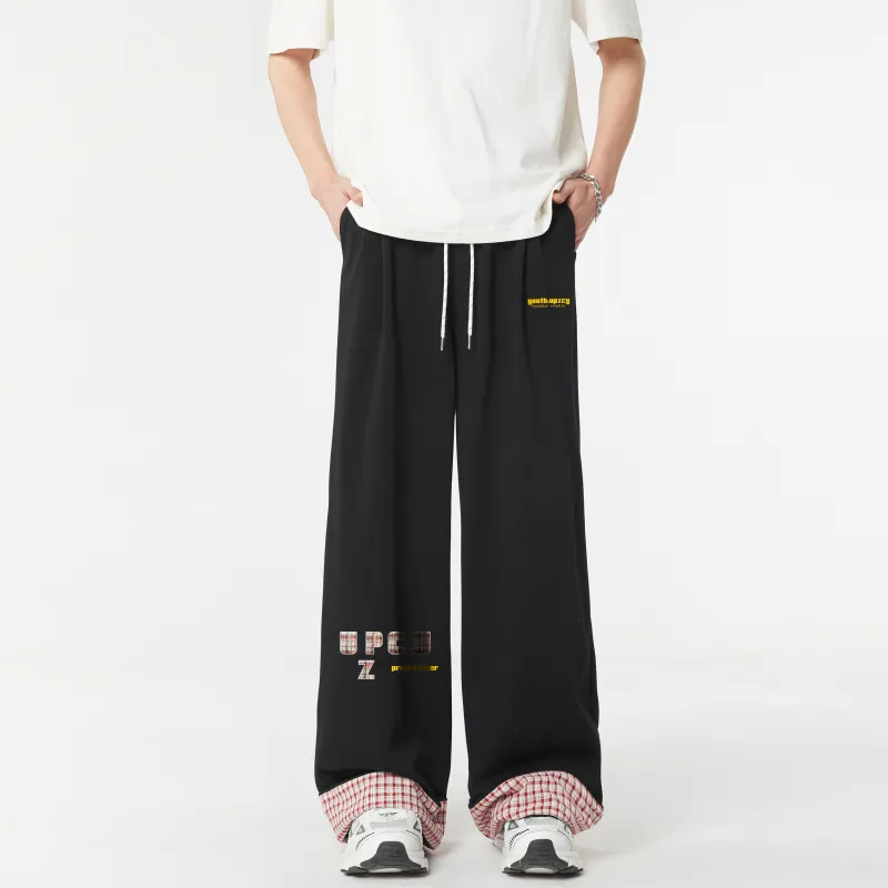 UPZCY Casual Pants Unisex White Heather Gray-8