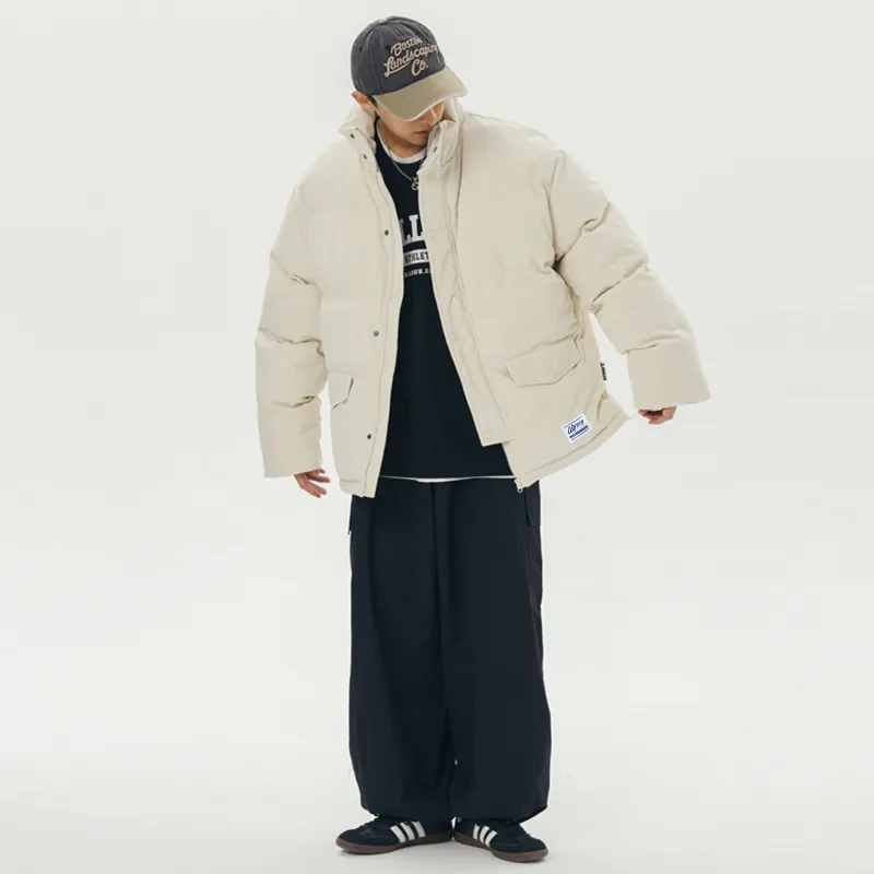 UPZCY Puffer Jacket Unisex Black-8