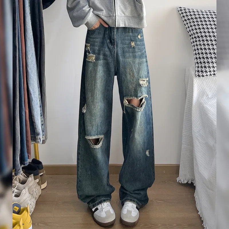 UPZCY Jeans Unisex Blue-1