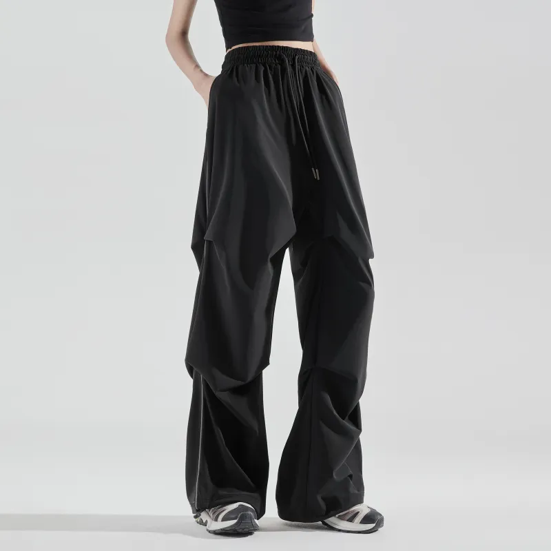 UPZCY Casual Pants Unisex Black-3