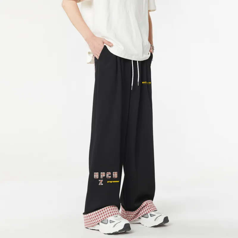 UPZCY Casual Pants Unisex White Heather Gray-11