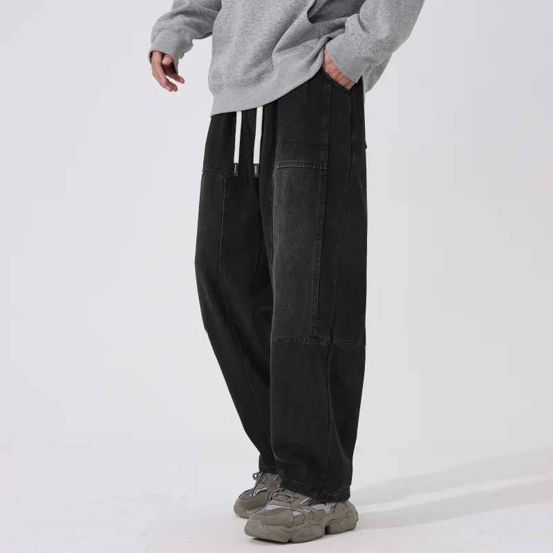UPZCY Jeans Unisex Black-4