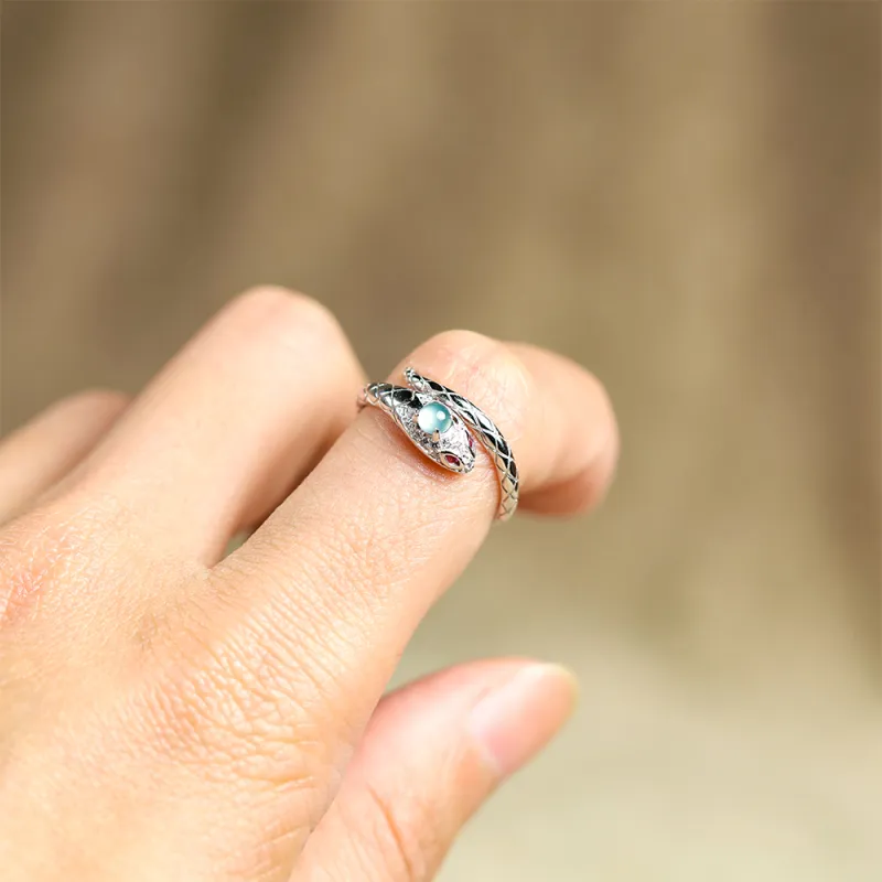 JUPINCUI Ice Glutinous Rings Unisex-2