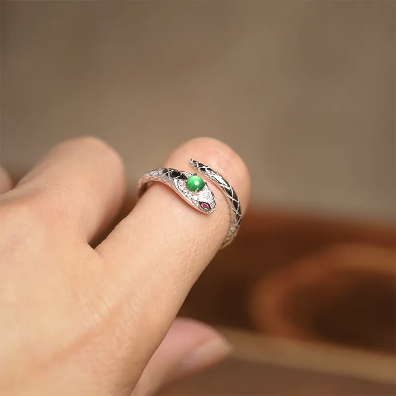 JUPINCUI Ice Glutinous Rings Unisex-11