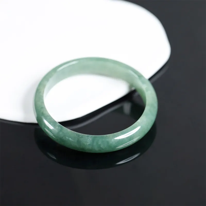 JUPINCUI Glutinous Jade Bangles Unisex-3