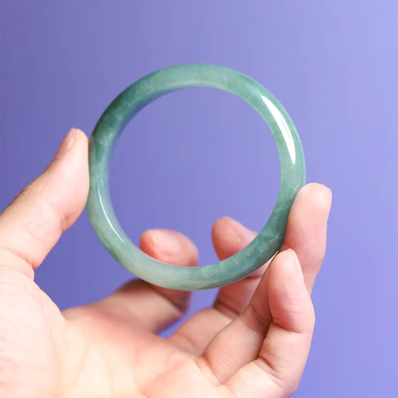 JUPINCUI Glutinous Jade Jadeite Bangles Unisex-4