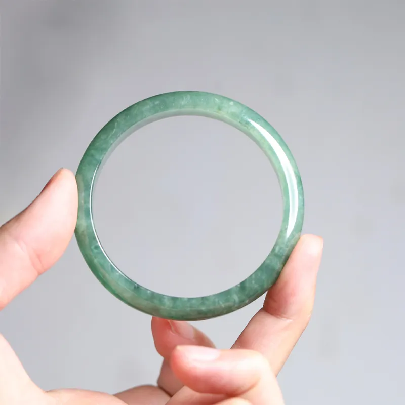 JUPINCUI Glutinous Jade Bangles Unisex-4