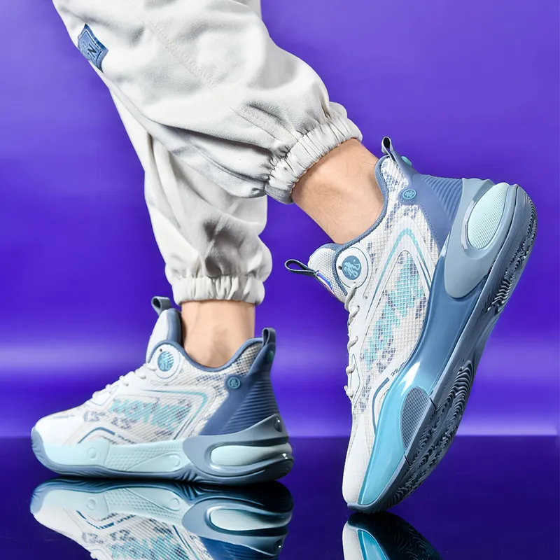 Kuding Slip Resistant And Abrasion Resistant Grip Low Top Basketball Shoes Unisex-17