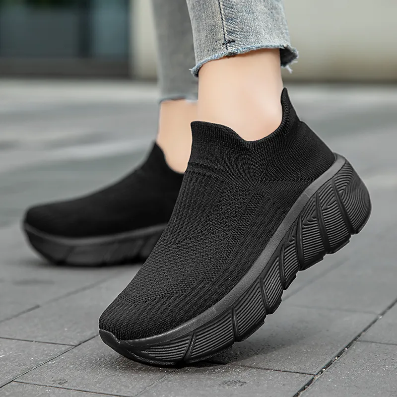 Kuding Breathable And Lightweight High Top Running Shoes Unisex-16