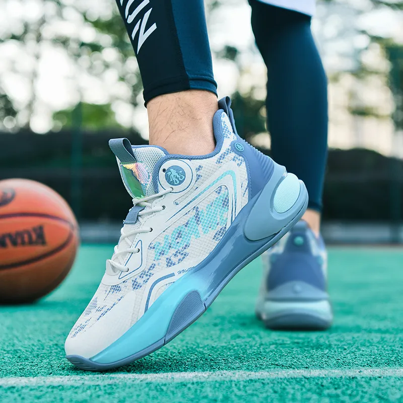 Kuding Slip Resistant And Abrasion Resistant Grip Low Top Basketball Shoes Unisex-16
