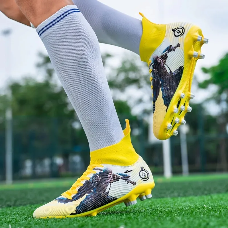 Kuding SG Metal Long Studs Artificial Ground Natural Ground Coverage Support Soccer Shoes Unisex-5