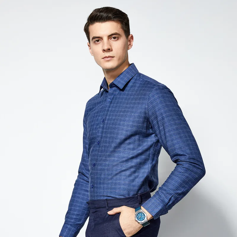 FIRS Shirts Men Navy Blue-1