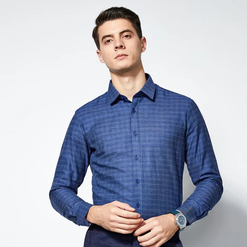 FIRS Shirts Men Navy Blue-4