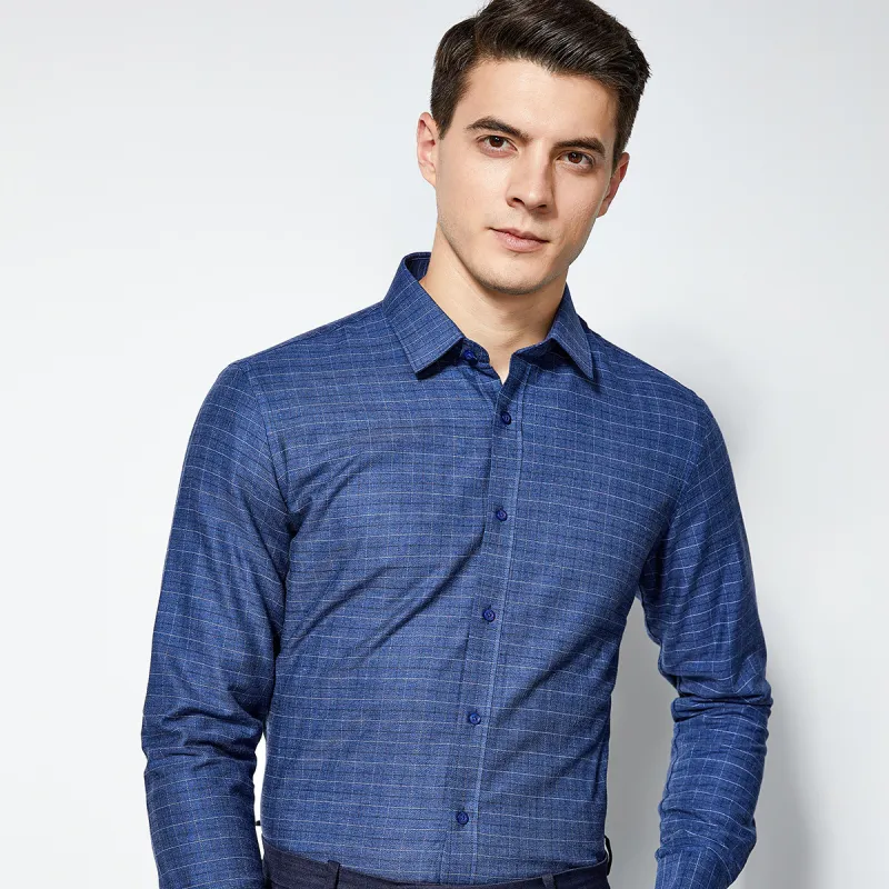 FIRS Shirts Men Navy Blue-3