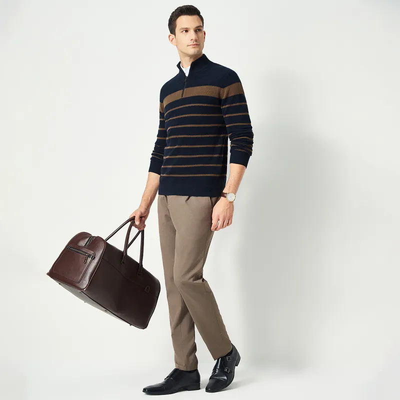 FIRS Cashmere Sweater Men's Ink Blue-3