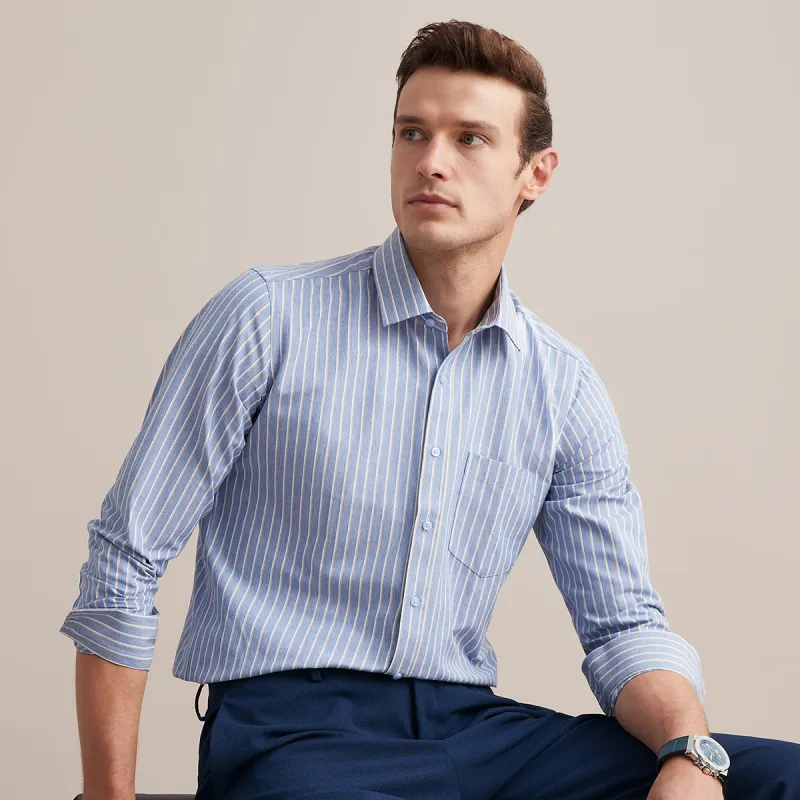 FIRS Shirts Men Light Blue-4