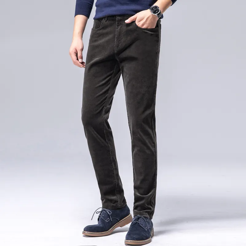 FIRS Casual Pants Men Dark Gray-2
