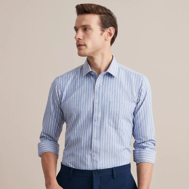FIRS Shirts Men Light Blue-5