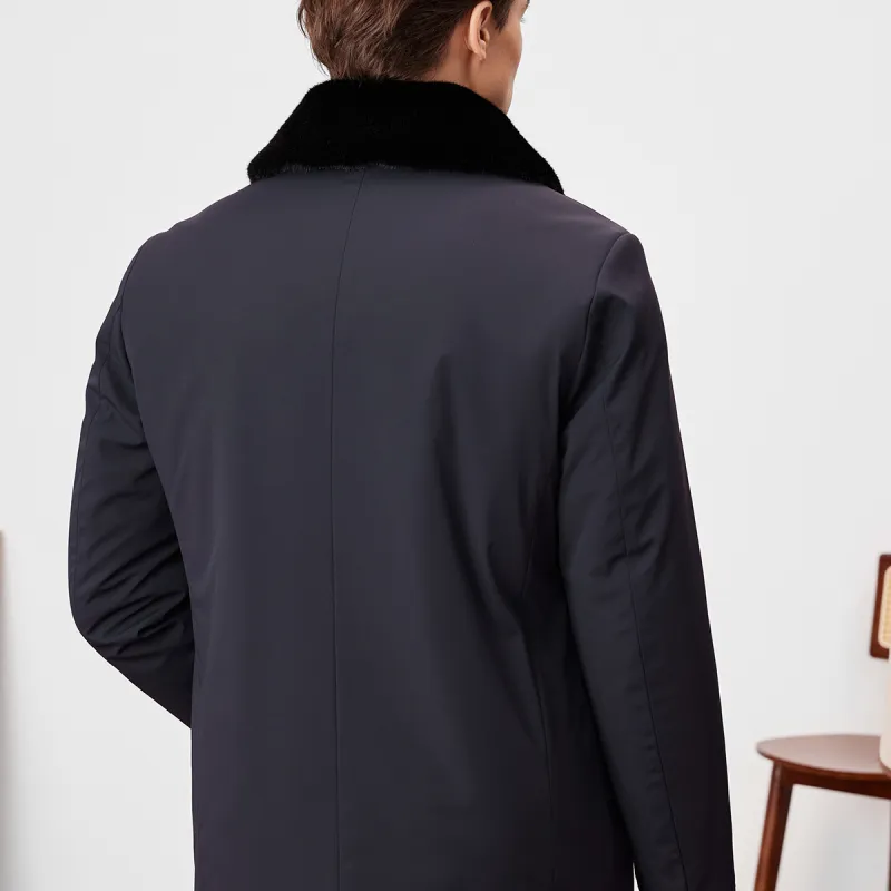 FIRS Puffer Jacket Men's Navy Blue-1