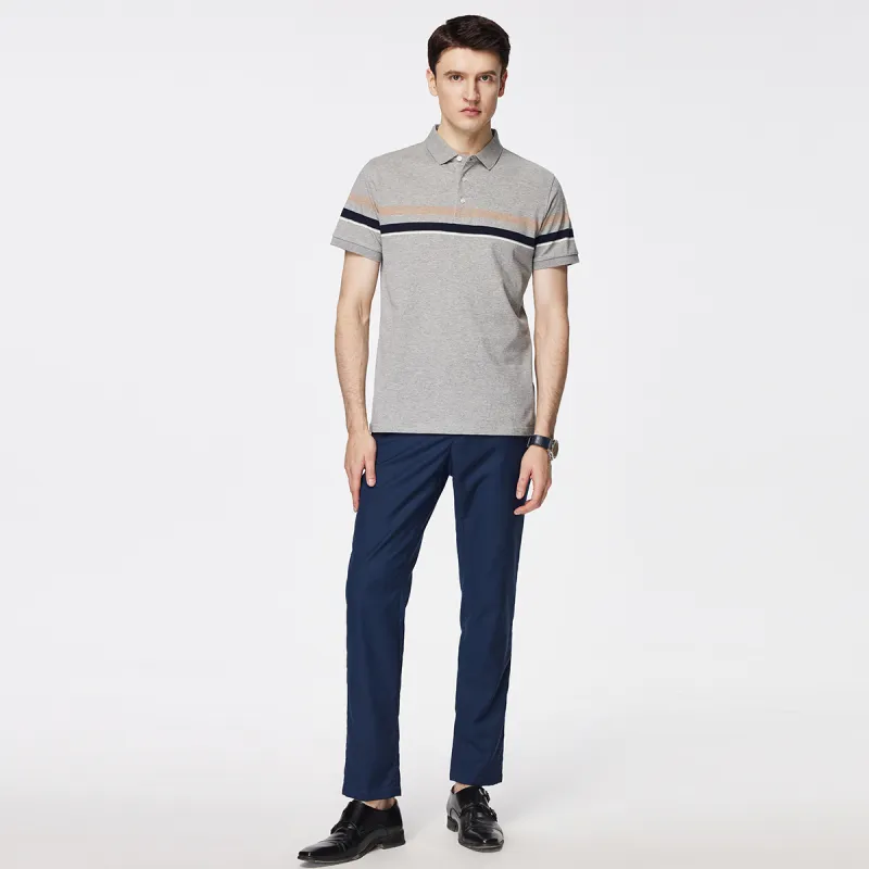 FIRS Polo Shirt Men's Light Heather Gray-1