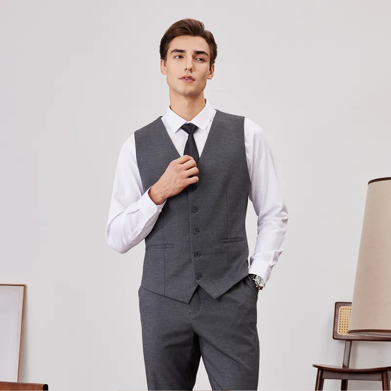 FIRS Business Suits Men's Dark Gray-4