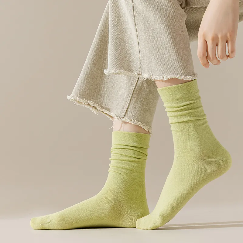 MADALLO Mid Calf Socks Women's 5 Pack-2